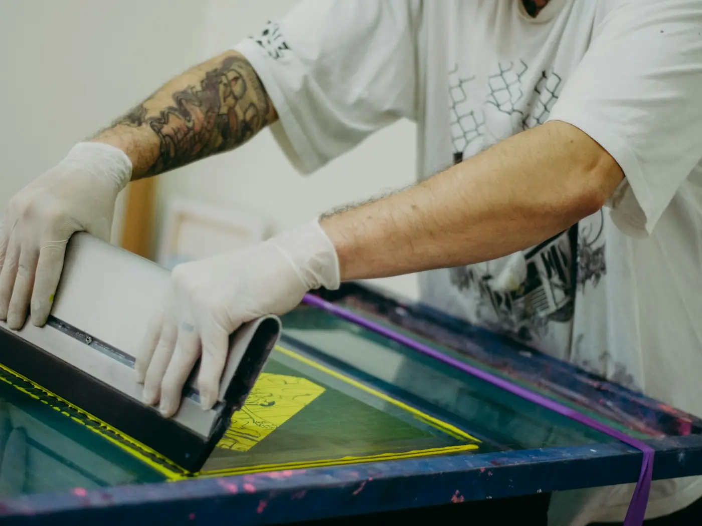 Estampado de playeras con serigrafía